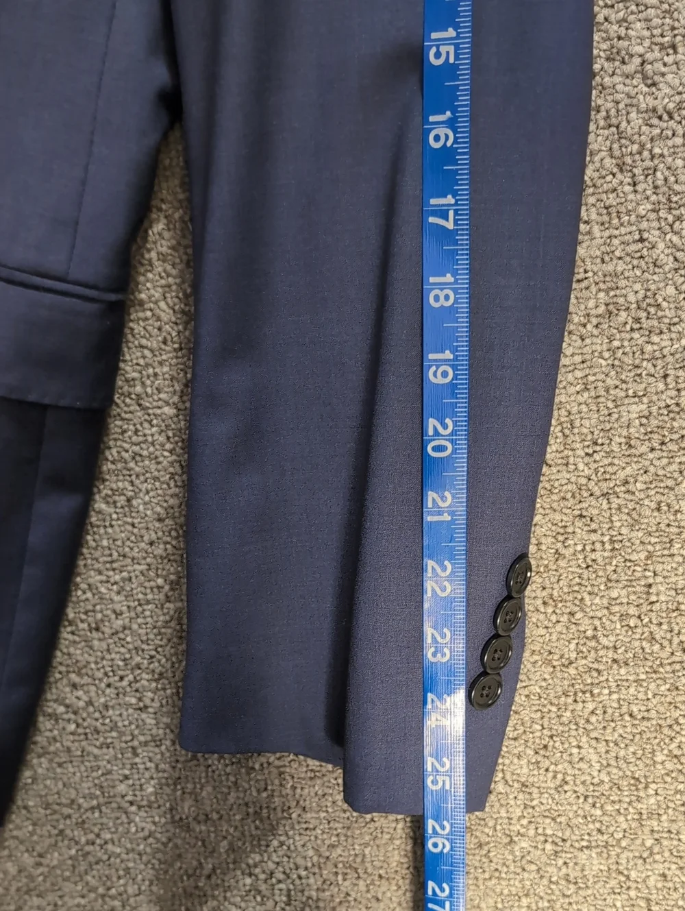 Brooks Brothers Explorer Regent Fit Blazer Performance Stretch Size 46R in Navy